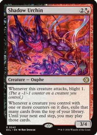 Shadow Urchin |  (242) [Promo Pack: Lorwyn Eclipsed]