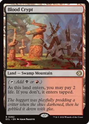 Blood Crypt |  Foil (262) [Promo Pack: Lorwyn Eclipsed]