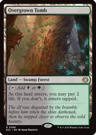 Overgrown Tomb |  Foil (266) [Promo Pack: Lorwyn Eclipsed]