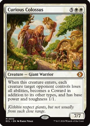 Curious Colossus |  (012) [Promo Pack: Lorwyn Eclipsed]