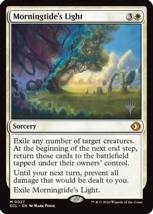Morningtide's Light |  Foil (027) [Promo Pack: Lorwyn Eclipsed]