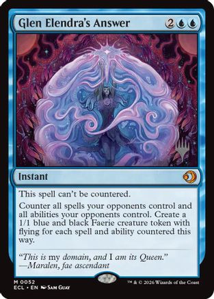 Glen Elendra's Answer |  (052) [Promo Pack: Lorwyn Eclipsed]