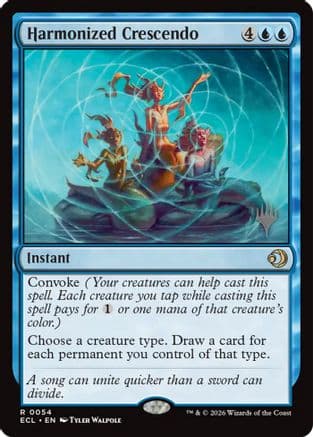 Harmonized Crescendo |  (054) [Promo Pack: Lorwyn Eclipsed]