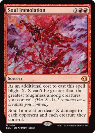 Soul Immolation |  Foil (156) [Promo Pack: Lorwyn Eclipsed]