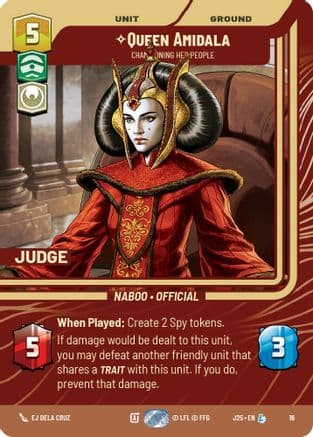 Queen Amidala - Championing Her People | Foil (16)  [Judge Promos]