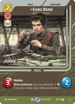 Karis Nemik - Freedom is a Pure Idea | Foil (17)  [Judge Promos]