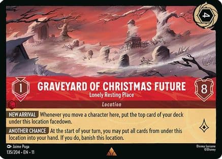 Graveyard of Christmas Future - Lonely Resting Place | Cold Foil (135/204) [Winterspell]