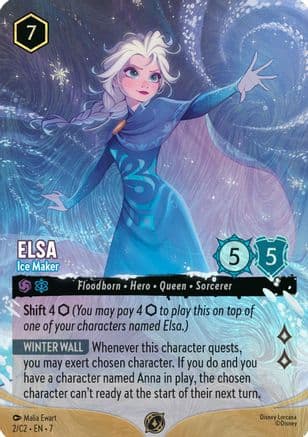 Elsa - Ice Maker (Foil) | Holofoil (2) [Disney Lorcana Promo Cards]