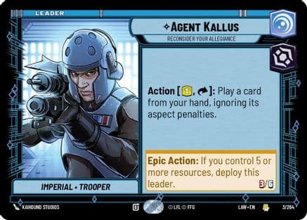 Agent Kallus - Reconsider Your Allegiance |  (3/264)  [A Lawless Time]