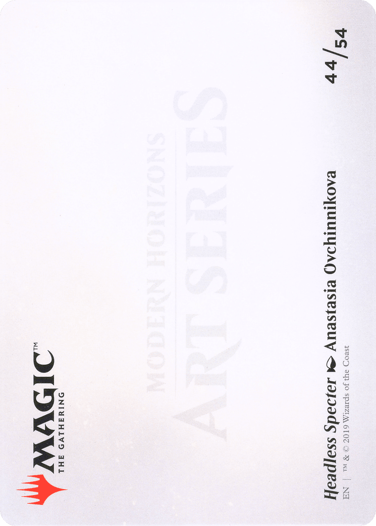 Headless Specter // Headless Specter (AMH1-044) - Modern Horizons Art Series (Borderless)