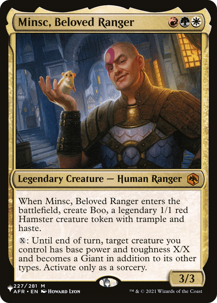 Minsc, Beloved Ranger |  (AFR-227) [The List]