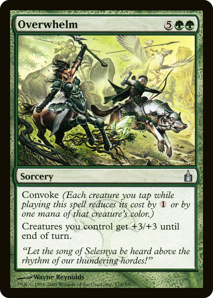 Overwhelm [Ravnica: City of Guilds] Foil