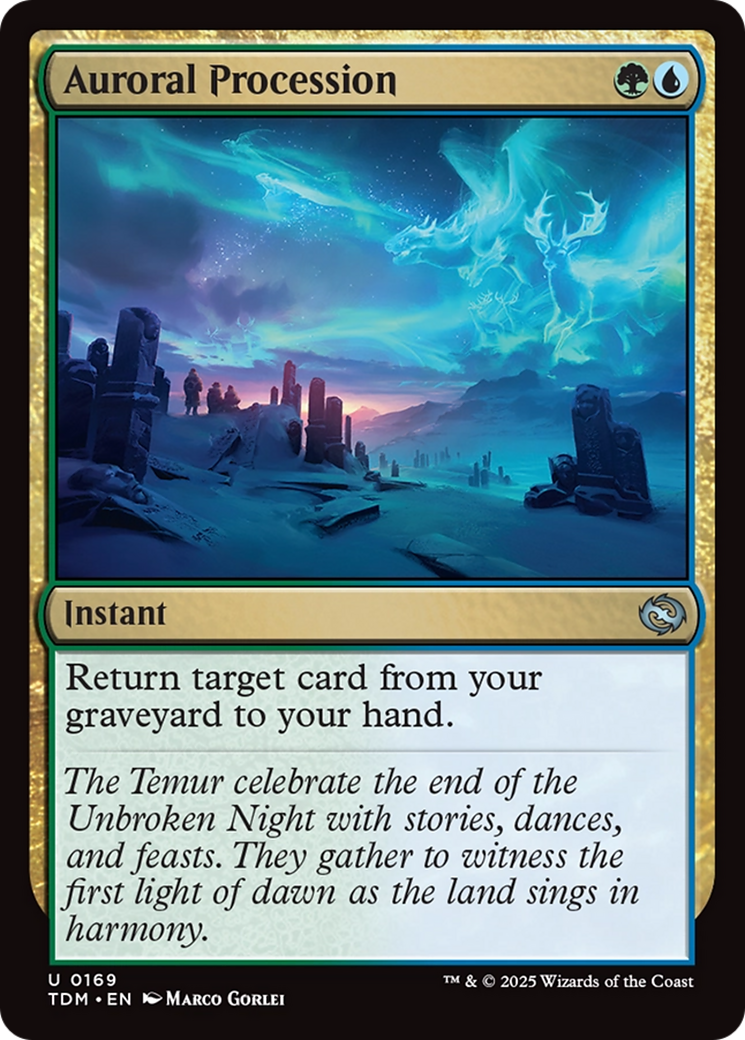 Auroral Procession (169) [Tarkir: Dragonstorm]  Foil