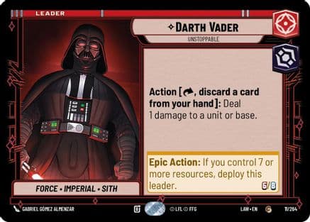 Darth Vader - Unstoppable |  (11/264)  [A Lawless Time]