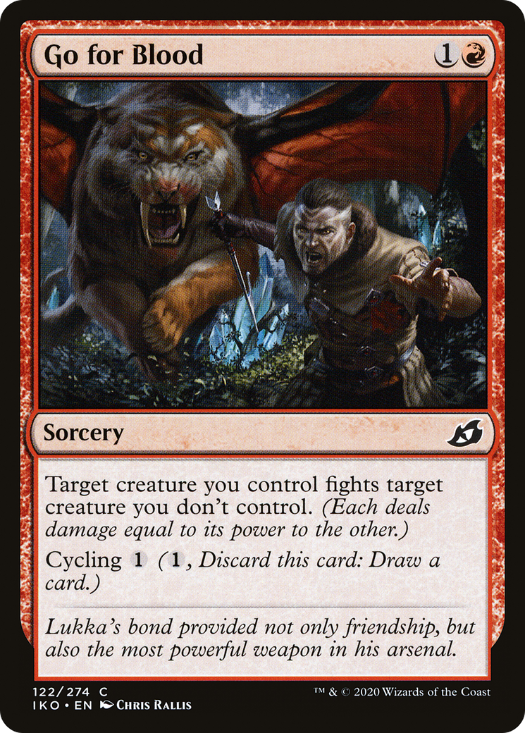 Go for Blood [Ikoria: Lair of Behemoths] Foil