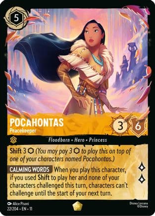 Pocahontas - Peacekeeper |  (22/204) [Winterspell]
