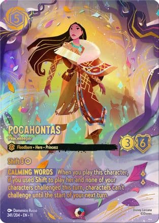 Pocahontas - Peacekeeper (Iconic) | Holofoil (241/204) [Winterspell]
