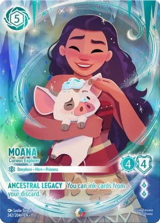 Moana - Curious Explorer (Iconic) | Holofoil (242/204) [Winterspell]
