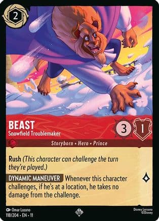 Beast - Snowfield Troublemaker | Cold Foil (118/204) [Winterspell]