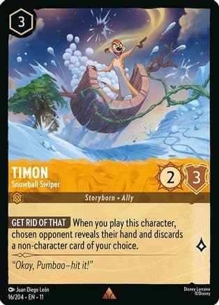 Timon - Snowball Swiper |  (16/204) [Winterspell]