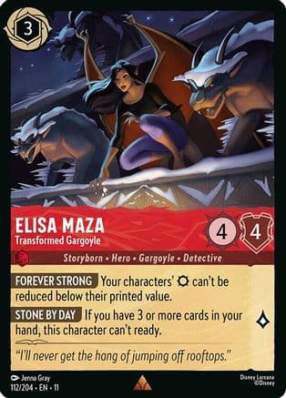 Elisa Maza - Transformed Gargoyle |  (112/204) [Winterspell]