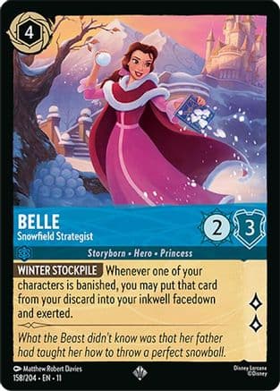 Belle - Snowfield Strategist |  (158/204) [Winterspell]
