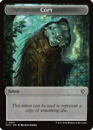 Copy // Shapeshifter Double-Sided Token |  (1 // 1) [Commander: Lorwyn Eclipsed]