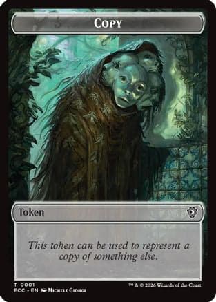 Copy // Scarecrow Double-Sided Token |  Foil (1 // 11) [Commander: Lorwyn Eclipsed]