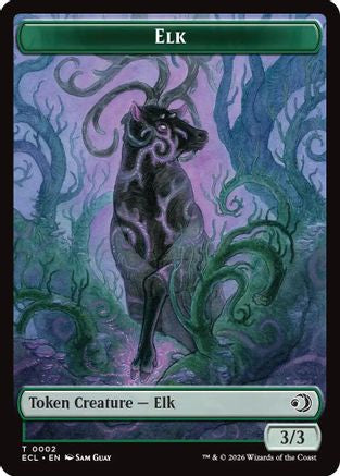 Elk // Mutavault Double-Sided Token |  Foil (2 // 11) [Lorwyn Eclipsed]