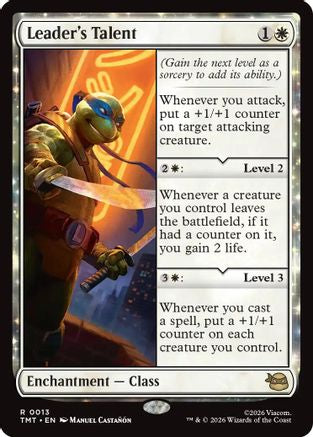 Leader's Talent |  (013) [Teenage Mutant Ninja Turtles]