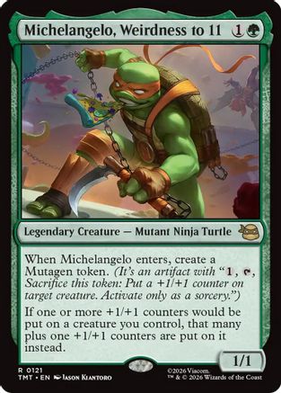 Michelangelo, Weirdness to 11 |  (121) [Teenage Mutant Ninja Turtles]