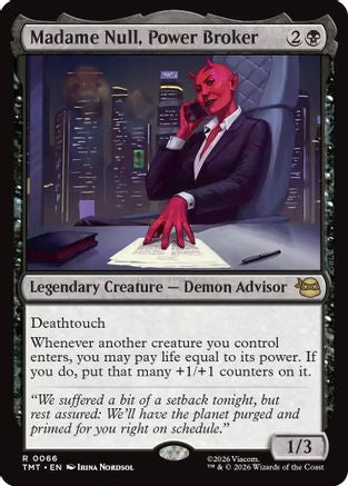 Madame Null, Power Broker |  Foil (066) [Teenage Mutant Ninja Turtles]