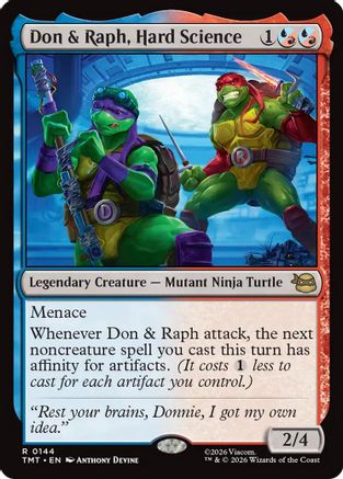 Don & Raph, Hard Science |  Foil (144) [Teenage Mutant Ninja Turtles]