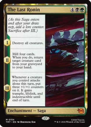 The Last Ronin |  Foil (154) [Teenage Mutant Ninja Turtles]