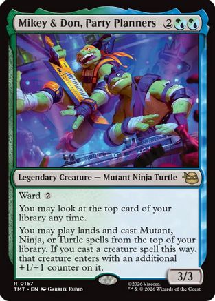 Mikey & Don, Party Planners |  (157) [Teenage Mutant Ninja Turtles]