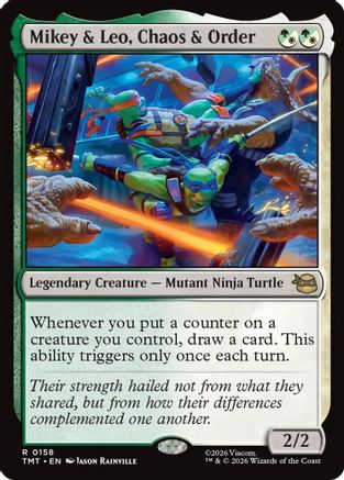 Mikey & Leo, Chaos & Order |  (158) [Teenage Mutant Ninja Turtles]