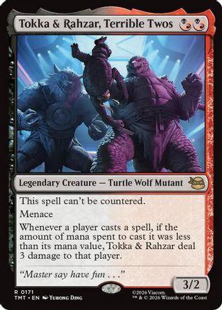Tokka & Rahzar, Terrible Twos |  Foil (171) [Teenage Mutant Ninja Turtles]