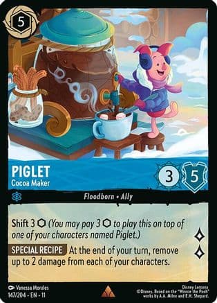 Piglet - Cocoa Maker | Cold Foil (147/204) [Winterspell]