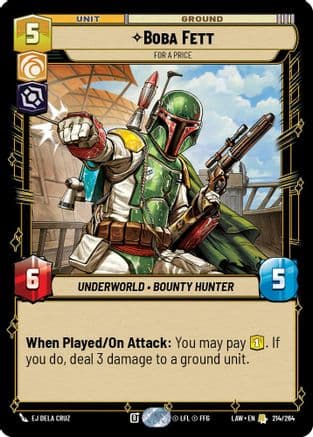 Boba Fett - For a Price |  (214/264)  [A Lawless Time]