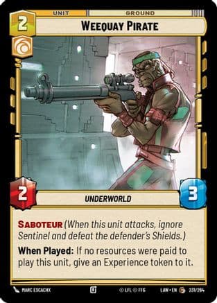 Weequay Pirate |  (231/264)  [A Lawless Time]