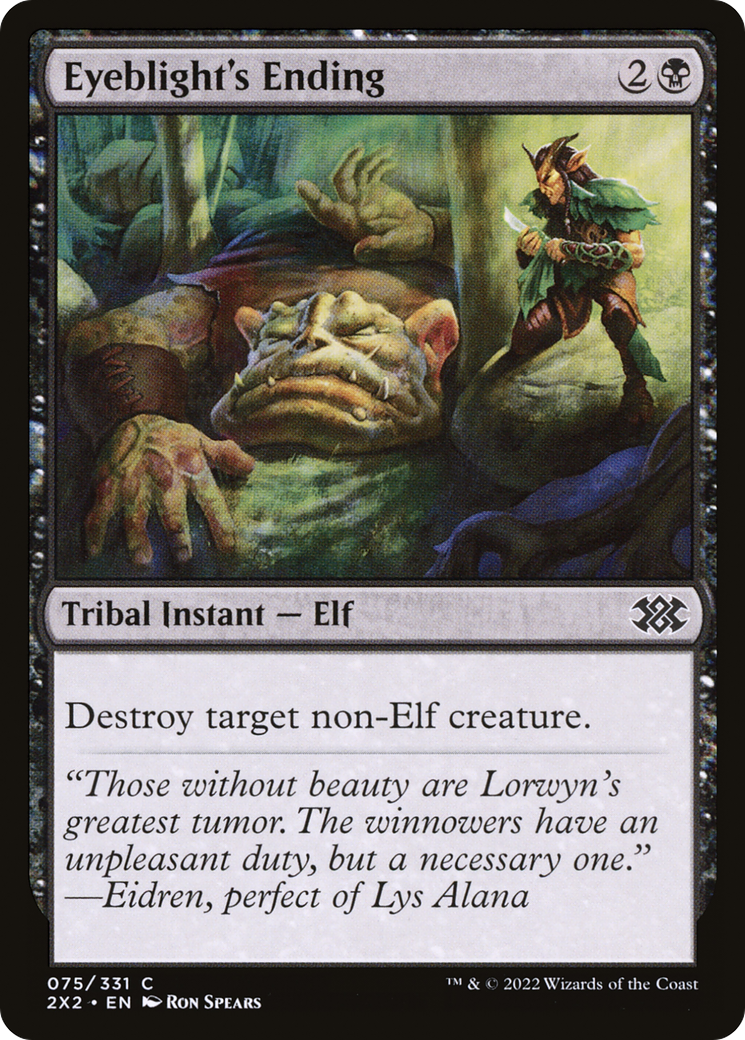 Eyeblight's Ending [Double Masters 2022] Foil