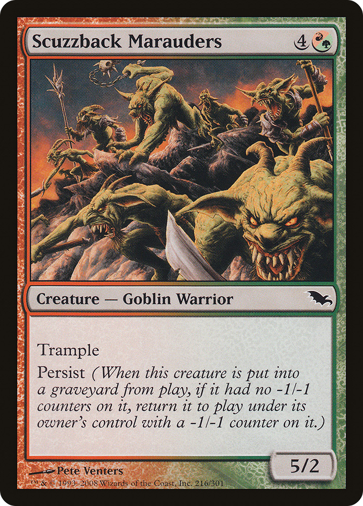 Scuzzback Marauders [Shadowmoor] Foil