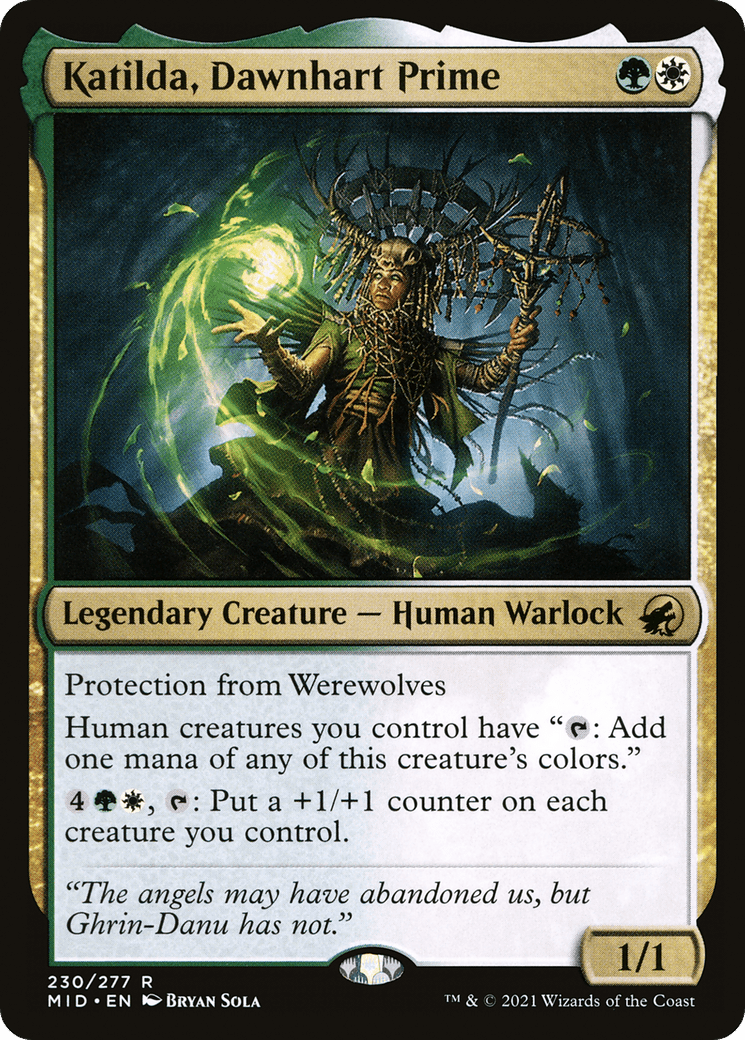 Katilda, Dawnhart Prime [Innistrad: Midnight Hunt] Foil