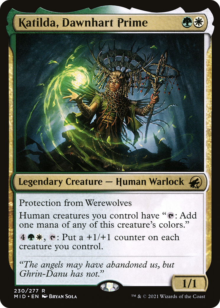 Katilda, Dawnhart Prime [Innistrad: Midnight Hunt] Foil