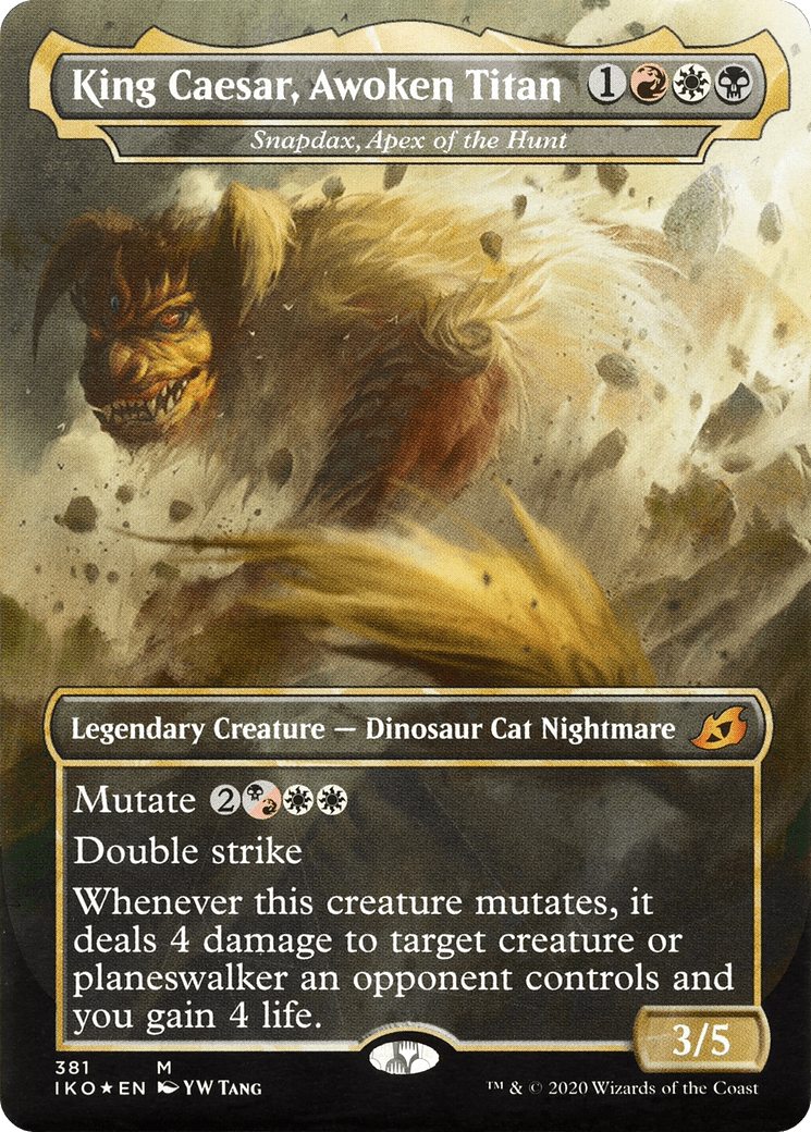 Snapdax, Apex of the Hunt - King Caesar, Awoken Titan (Godzilla Series) [Ikoria: Lair of Behemoths] Foil