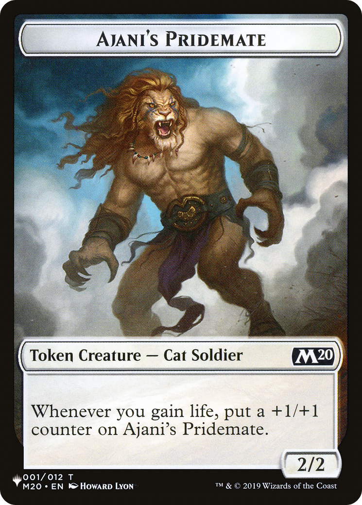 Ajani's Pridemate |  (TM20-1) [The List]