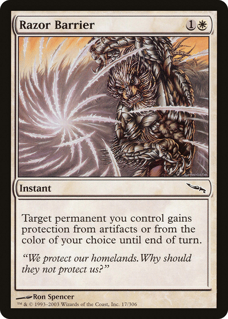 Razor Barrier [Mirrodin] Foil