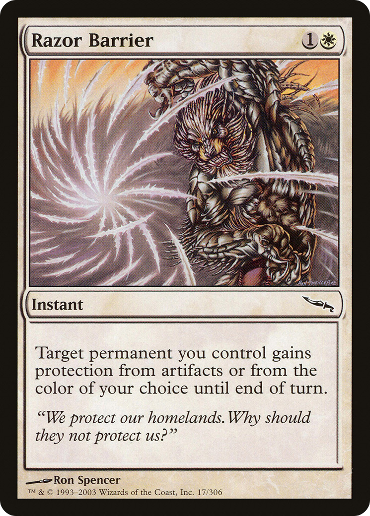 Razor Barrier [Mirrodin] Foil
