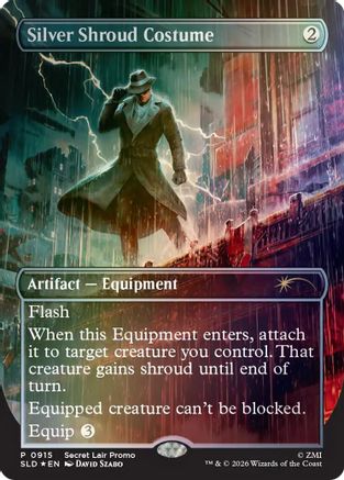 Silver Shroud Costume |  Foil (915) [Secret Lair Drop Series]