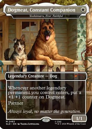Dogmeat, Constant Companion - Yoshimaru, Ever Faithful |  Foil (2463) [Secret Lair Drop Series]